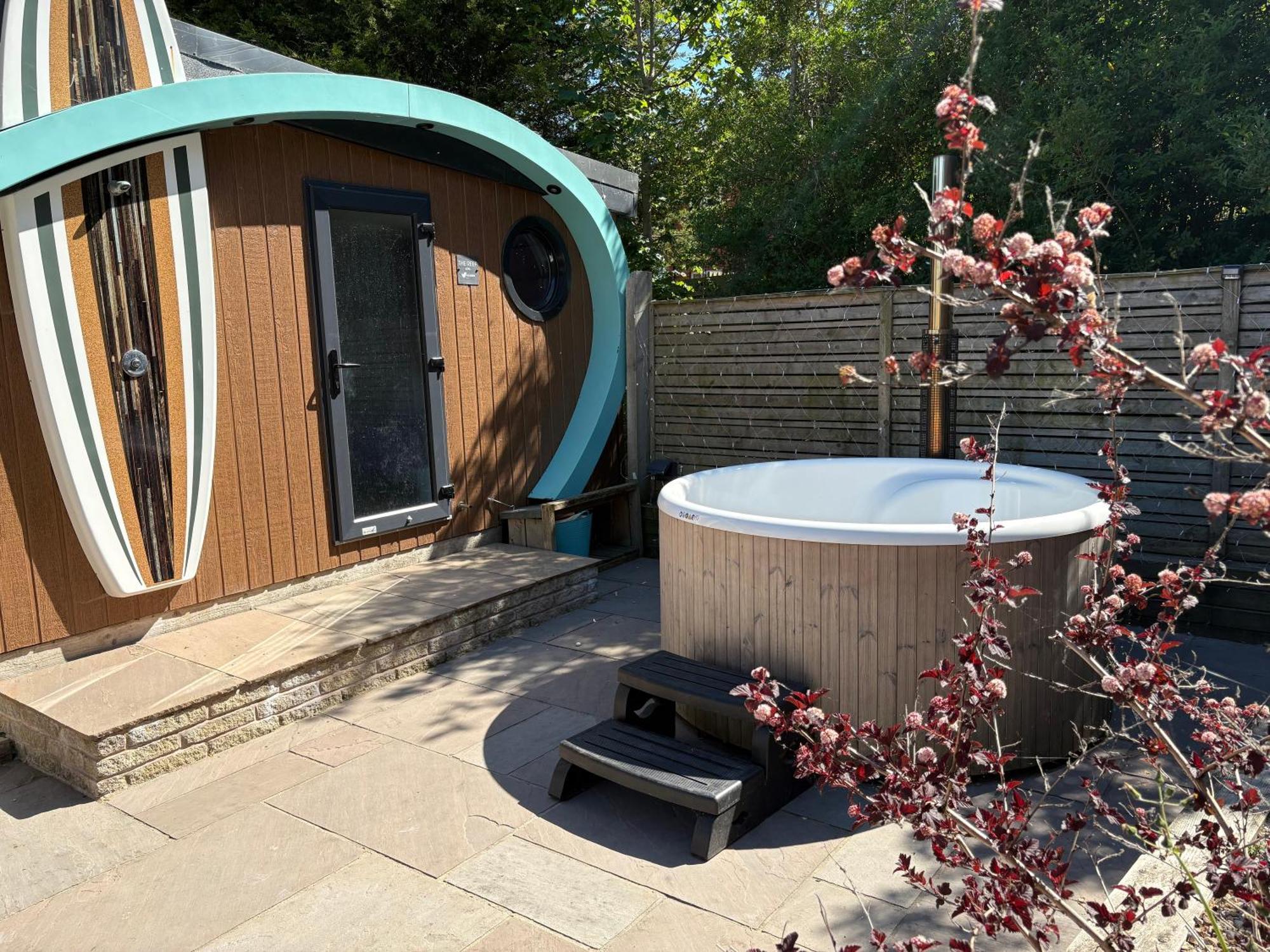 Elletson Park Wood Fired Hot Tubs, Caravans & Pods Pilling Exterior foto